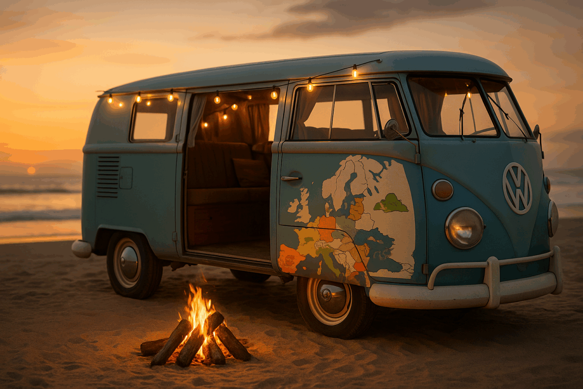 Carte de l’Europe en stickers illustrés