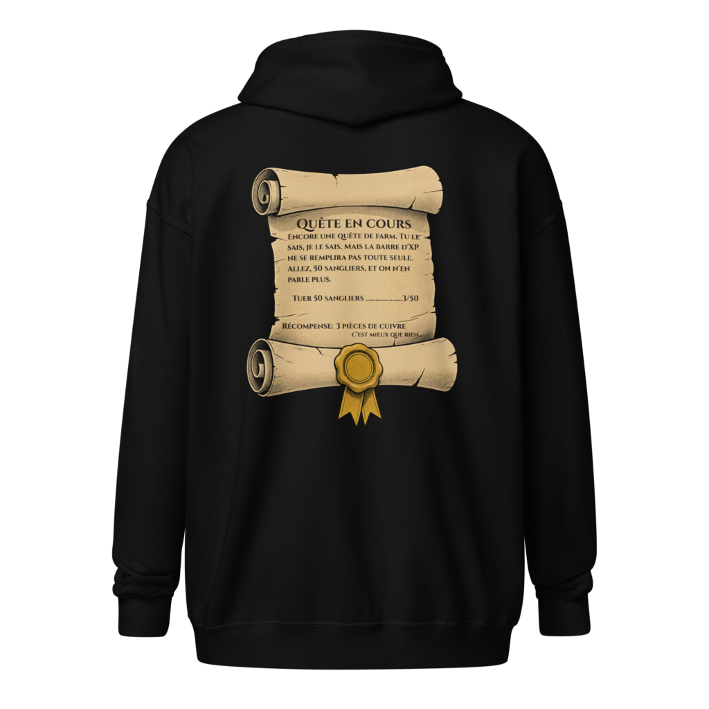 Hoodie zippé New Quest